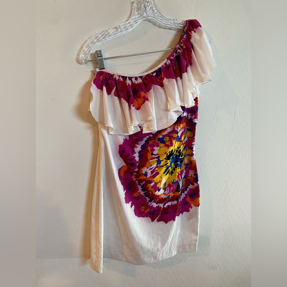 Rampage One- Shoulder Mini Dress